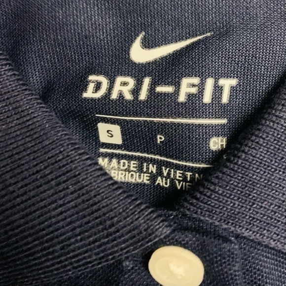 Nike Dri fit UConn Navy Blue Athletic Women’s Short Sleeve Polo Style S NWT NEW - Picture 3 of 7